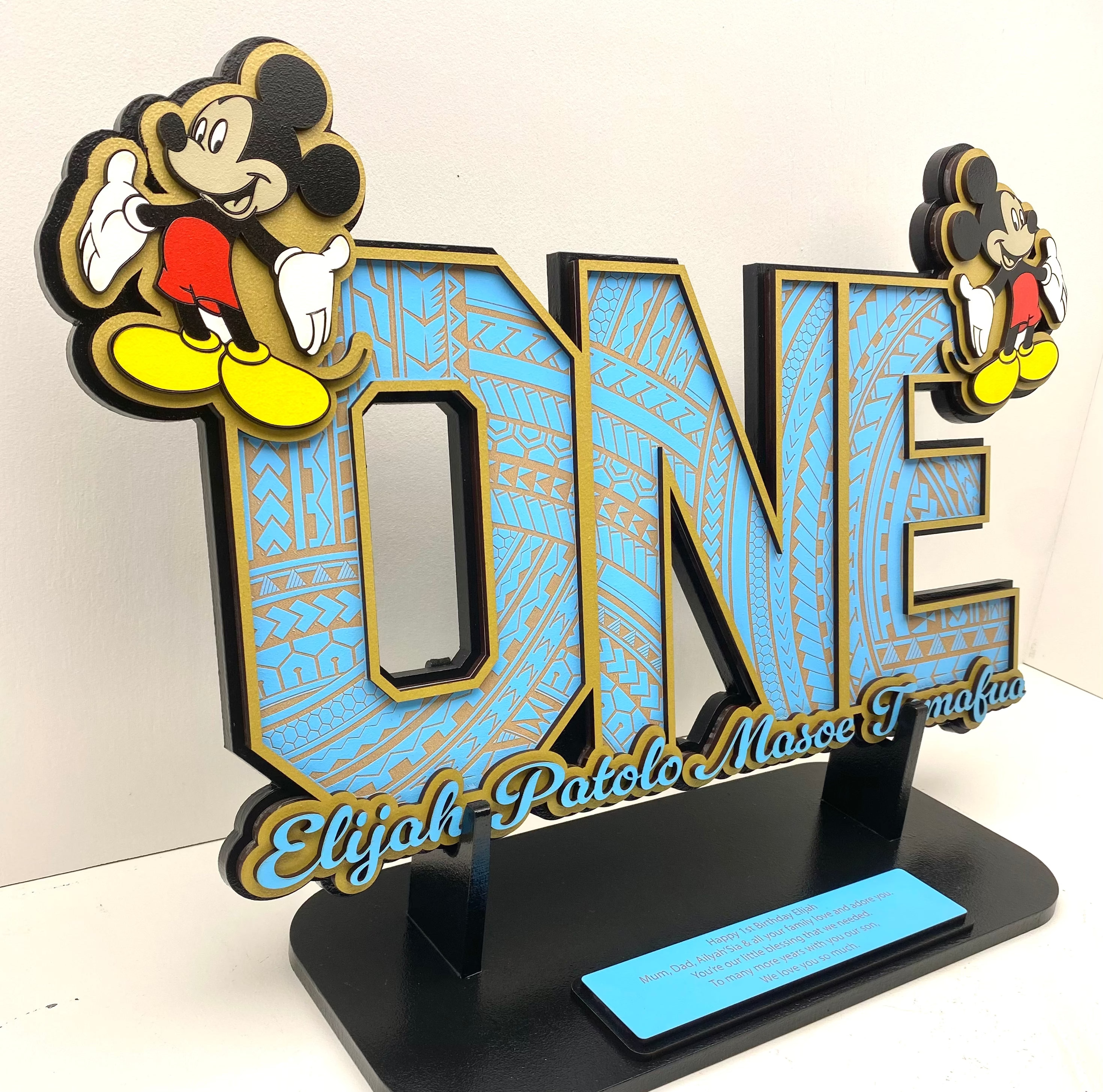 One Plaques