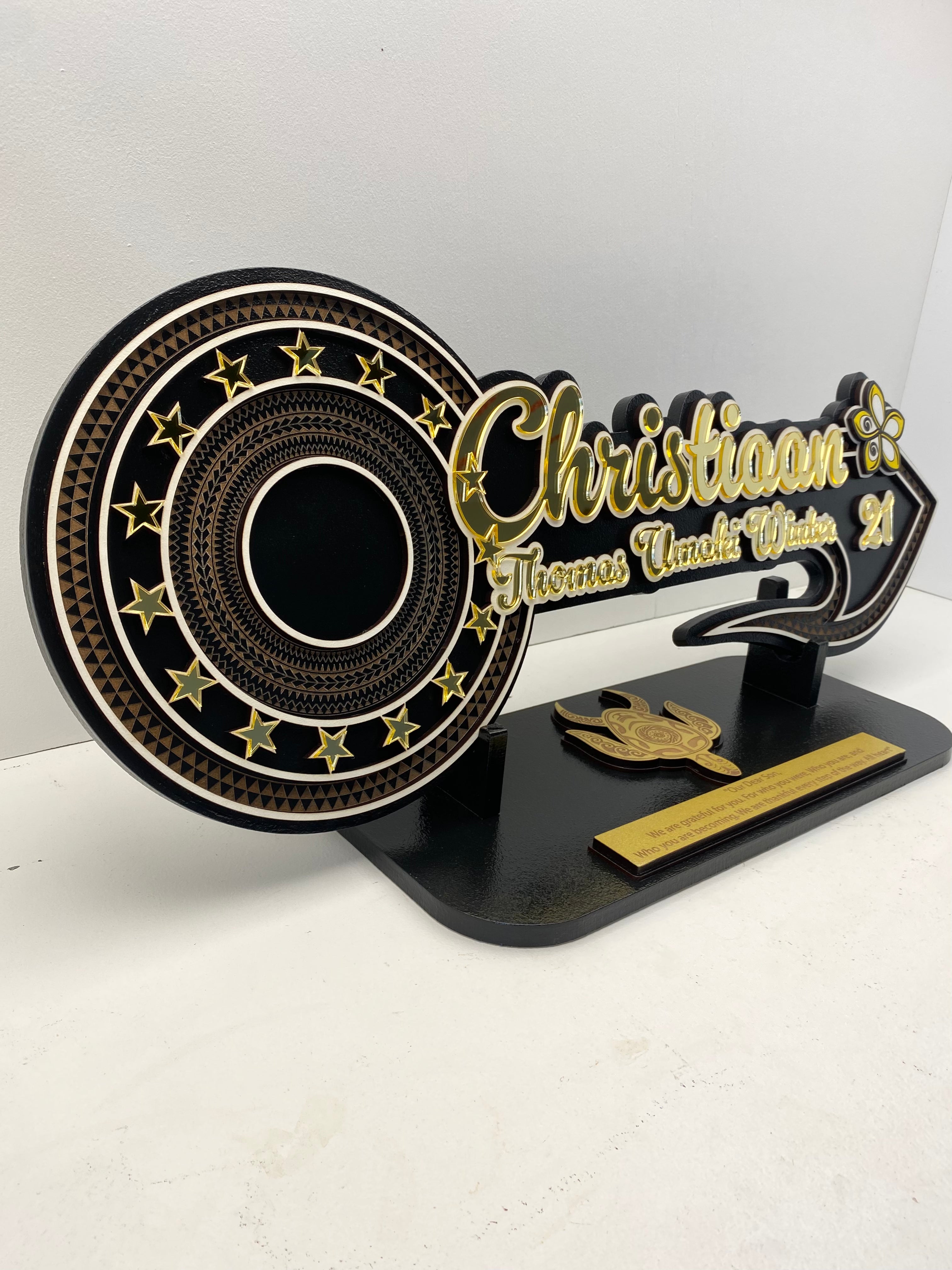 CA - 21st Key Cook Island Shine Gold Mirror Acrylic