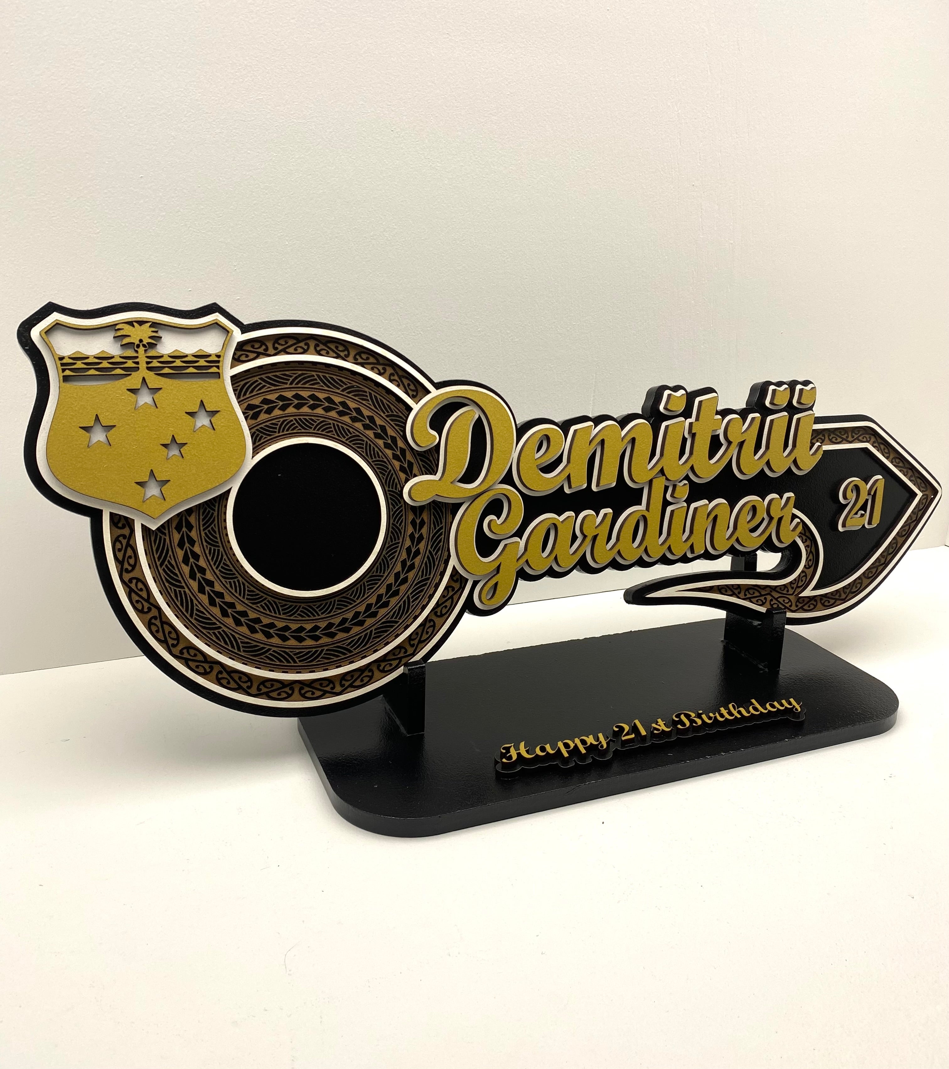 CH - 21st Key Samoa Maori Gold Knight