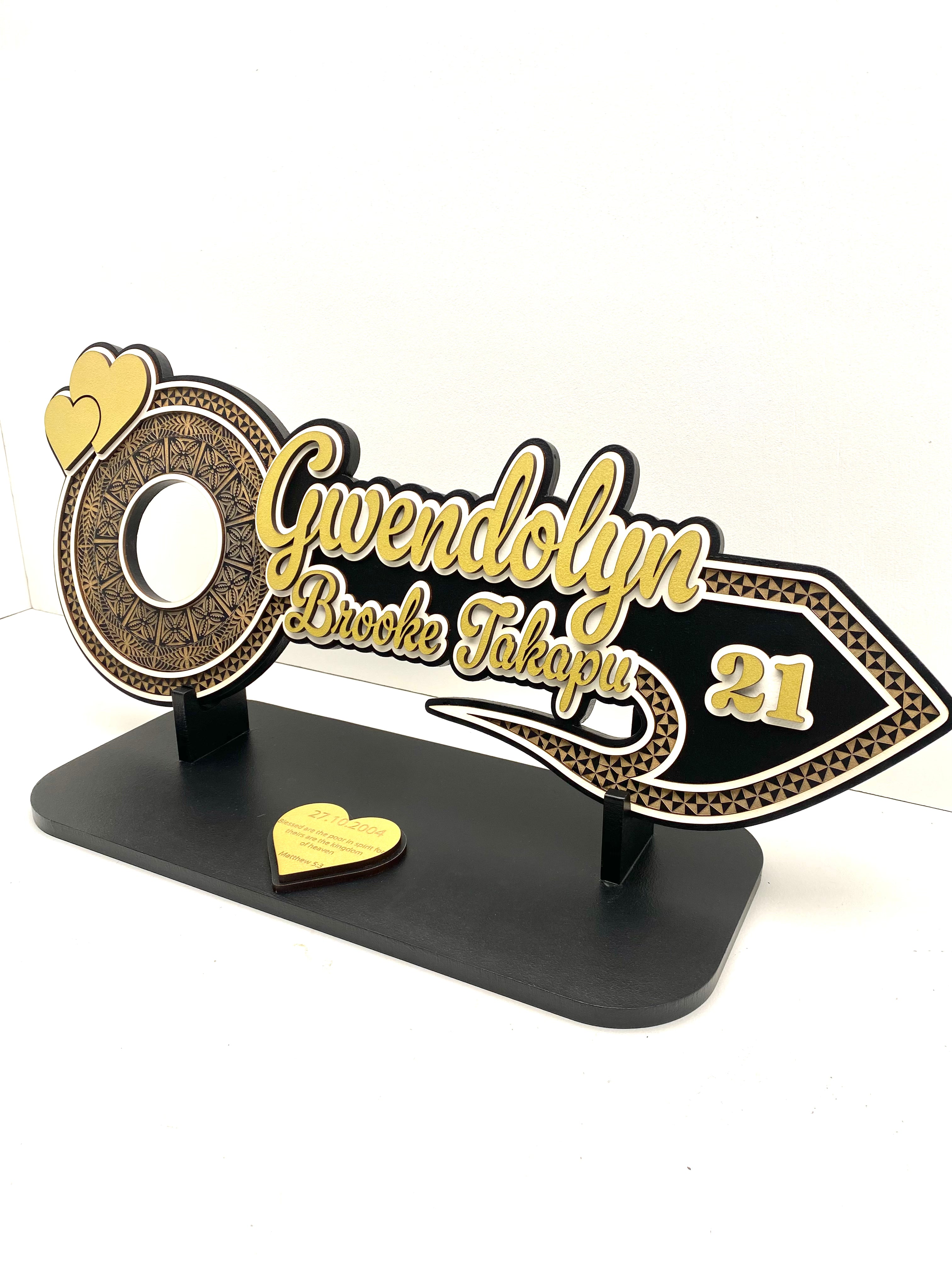 BJ - 21st Key Golden Heart Tongan