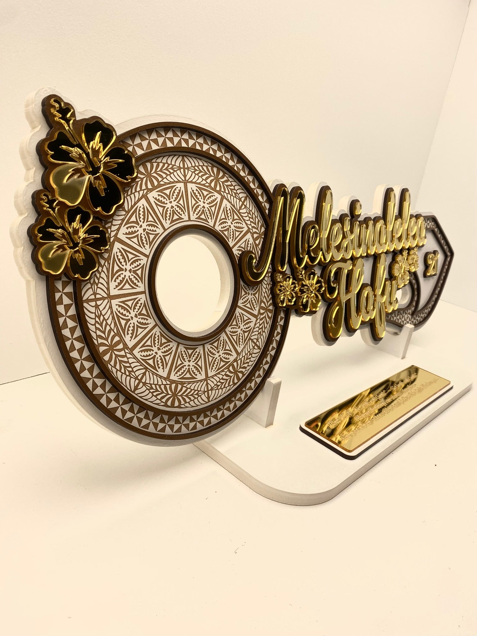 CL - 21st Key Tonga Gold Mirror Acrylic