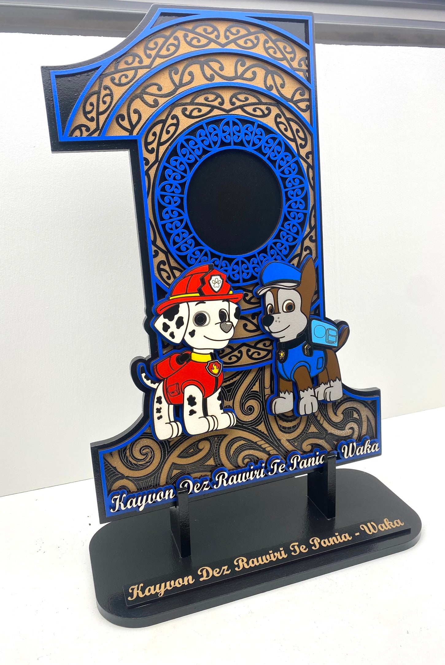 BC - Maori Design Plaque Paw Patrol
